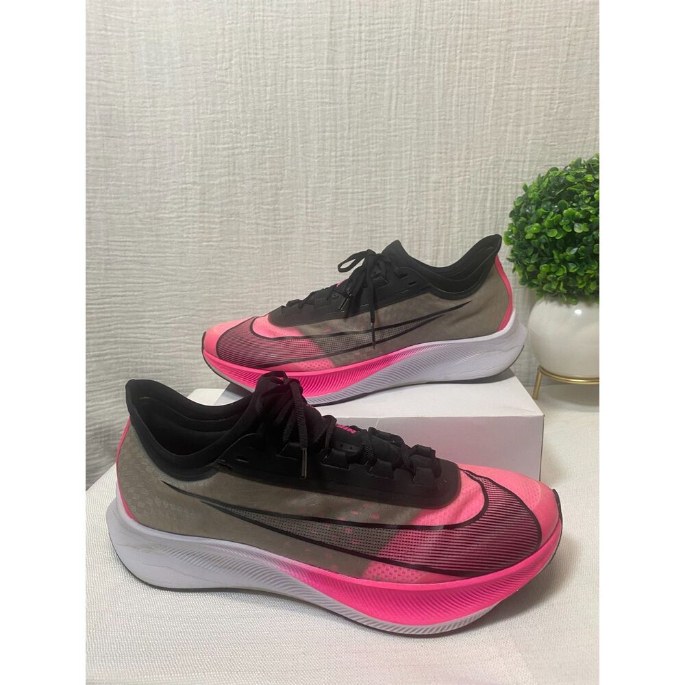 Nike Zoom Fly 3 'Pink Blast' - Men's Size 13 - Racing Shoes - AT8240-600